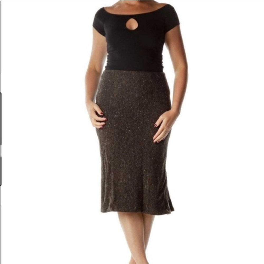 Ralph Lauren Black Label Wool Blend Mermaid Skirt Sz 8